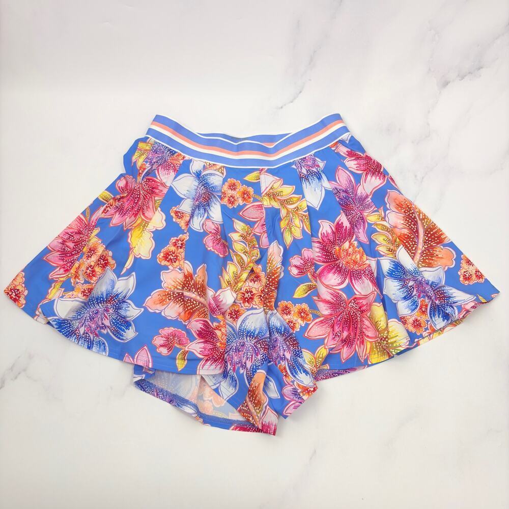 Johnny Was Bee Active Flutter Skort – Size XS – Floral Print – NWT